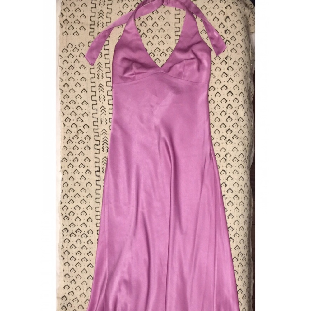 BCBG Silk Halter Dress 💜💗